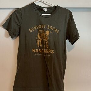 Support Local Ranchers Graphic Tee - Green